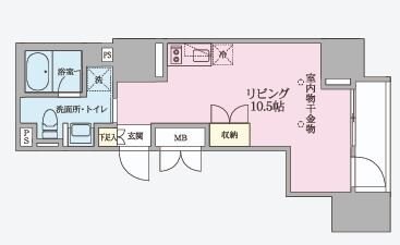 Ｖ－ｓｔｙｌｅ入谷の物件間取画像