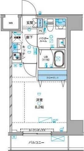 ジェノヴィア浅草IIIグリーンヴェールの物件間取画像