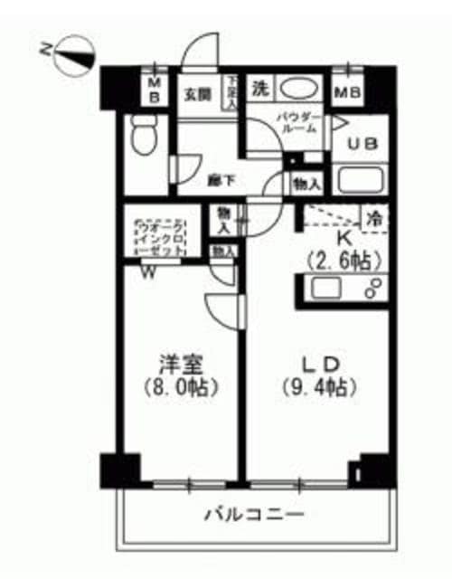 コンフォートレジデンスの物件間取画像