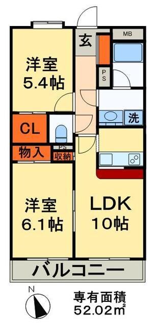 エーデルハイム尾久の物件間取画像