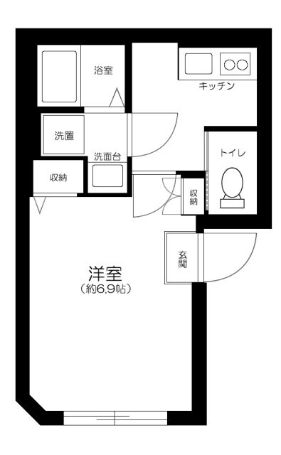 Ｐ＆Ａ日暮里の物件間取画像