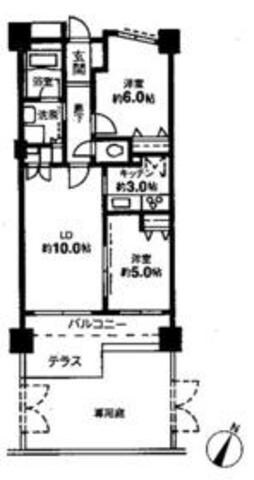 レジディア根岸の物件間取画像