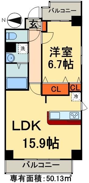 フィオーレ元浅草の物件間取画像