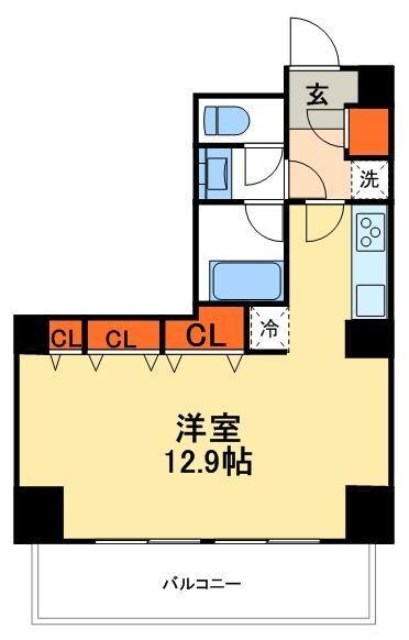 ダイアパレス蔵前の物件間取画像