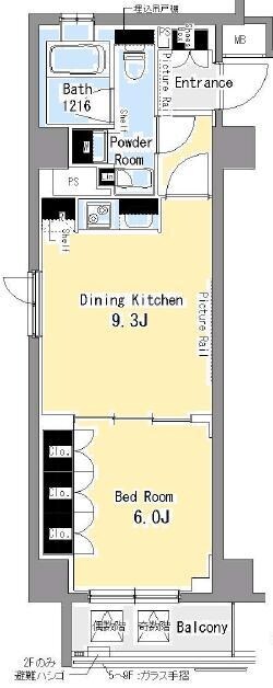 パークアクシス秋葉原の物件間取画像
