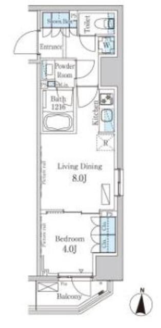 パークアクシス錦糸町ヴェールの物件間取画像