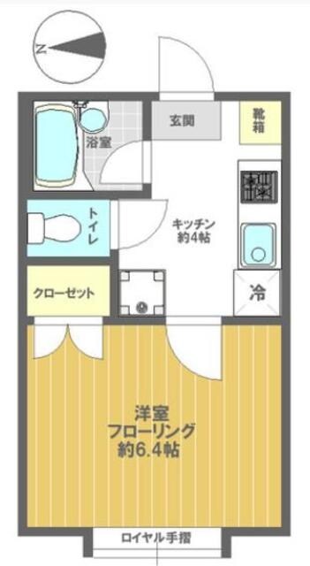 ２１０アパートメントＡの物件間取画像