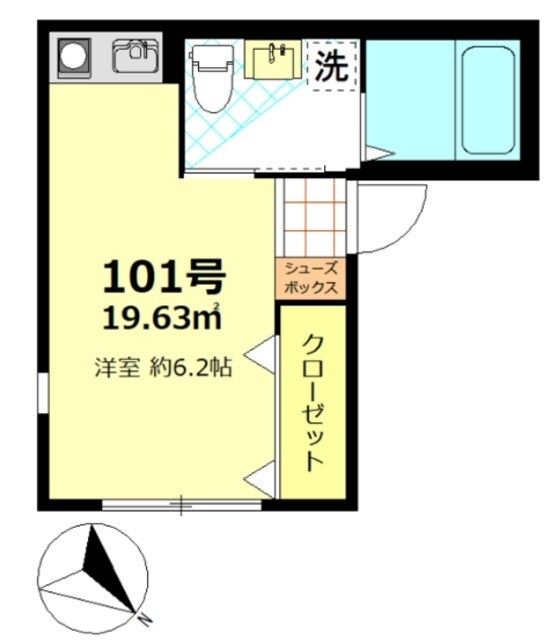 ＦＥＲＩＯ四ツ木の物件間取画像