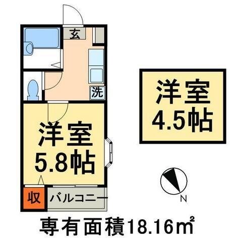 グラン・デュオ柴又の物件間取画像