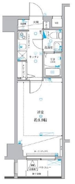 グランドコート親水公園の物件間取画像