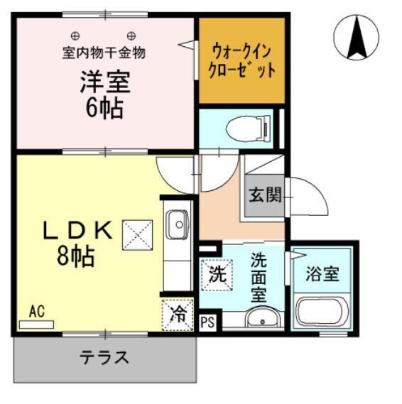 グレイスランドの物件間取画像