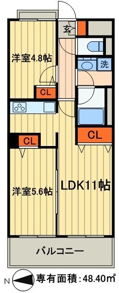 ボヌール尾久橋通りの物件間取画像