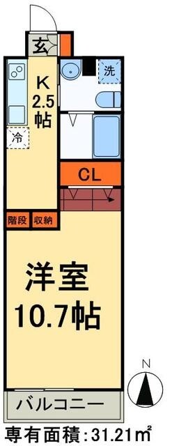 レジディア上野御徒町の物件間取画像