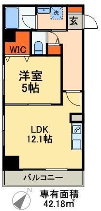 クオーレ浅草の物件間取画像