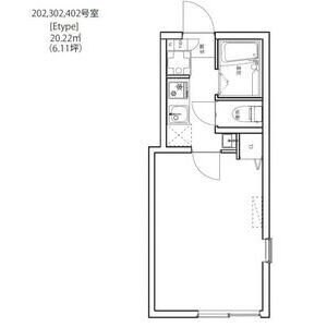 フラシア鶯谷の物件間取画像