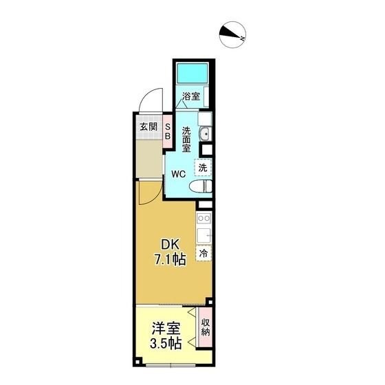 シャインパーク錦糸町の物件間取画像