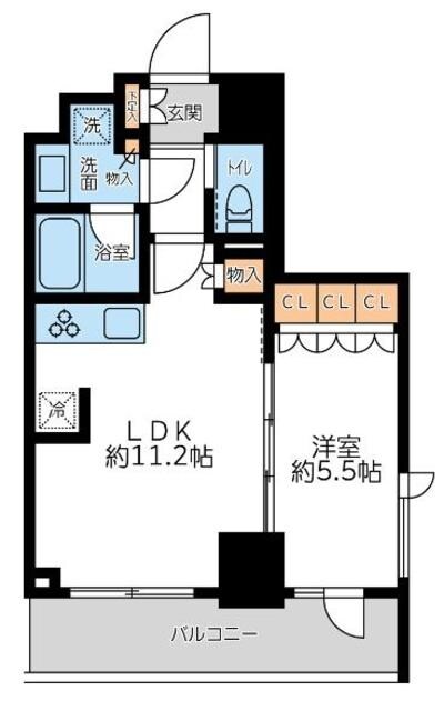 プライマル浅草言問通の物件間取画像