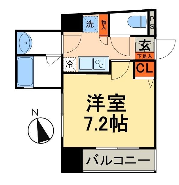 プラチナコート上野の物件間取画像