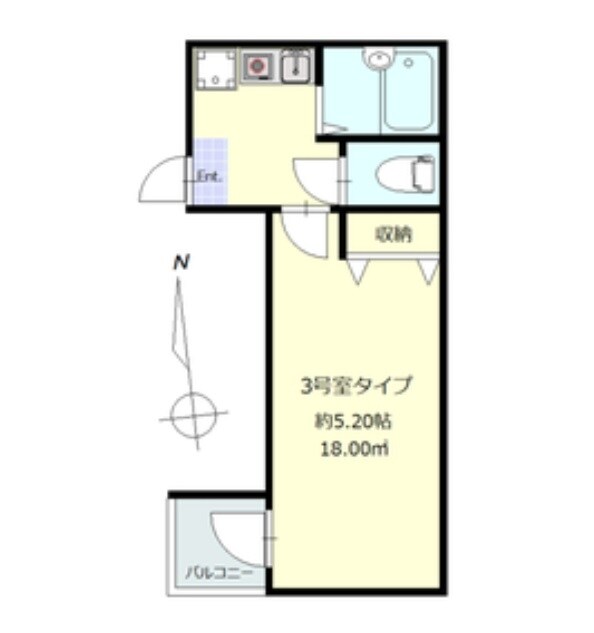 クレア南千住の物件間取画像