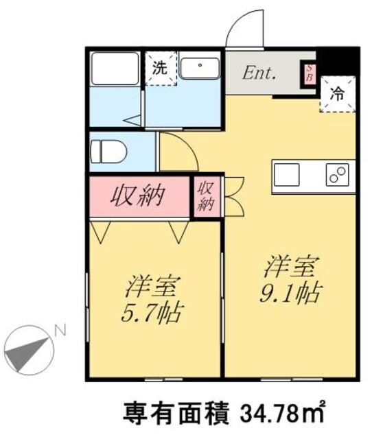 KTH堀切の物件間取画像
