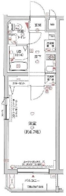 グランフォース谷在家の物件間取画像