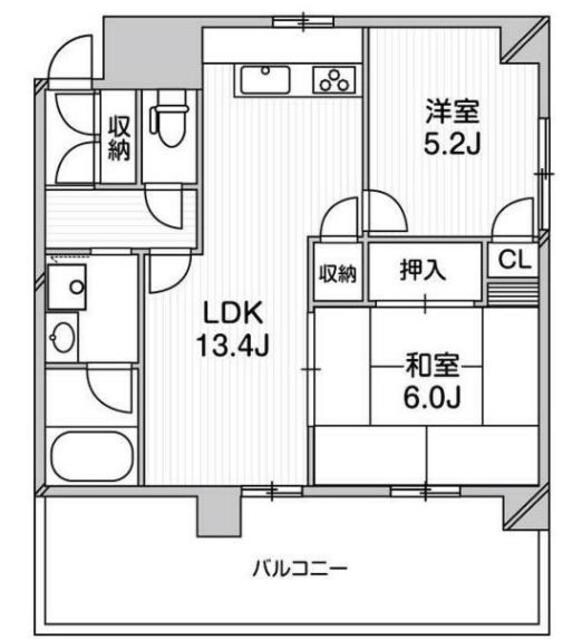 アーバンフラッツ芝浦の物件間取画像