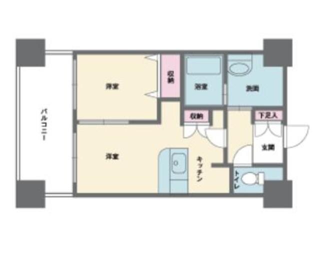 ＨＦ西新宿レジデンスＷＥＳＴの物件間取画像