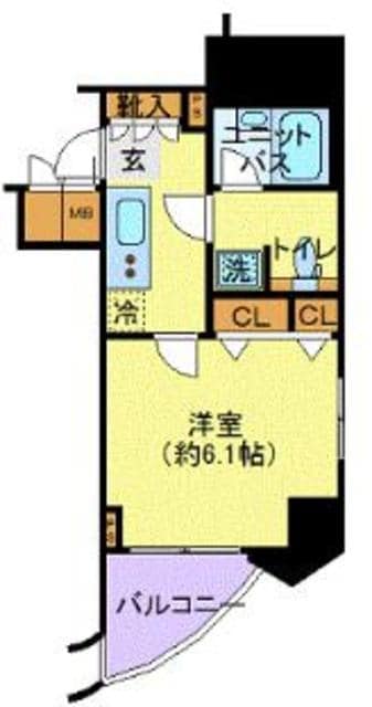 コンシェリア芝公園の物件間取画像