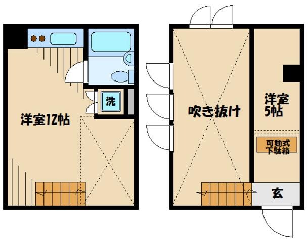 柿の木坂あらたの物件間取画像