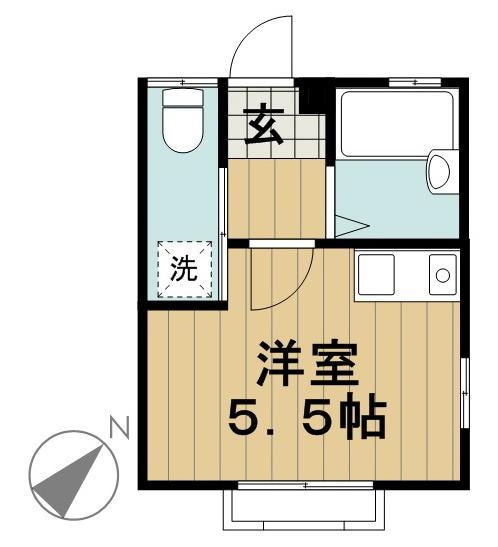 カースク大岡山の物件間取画像