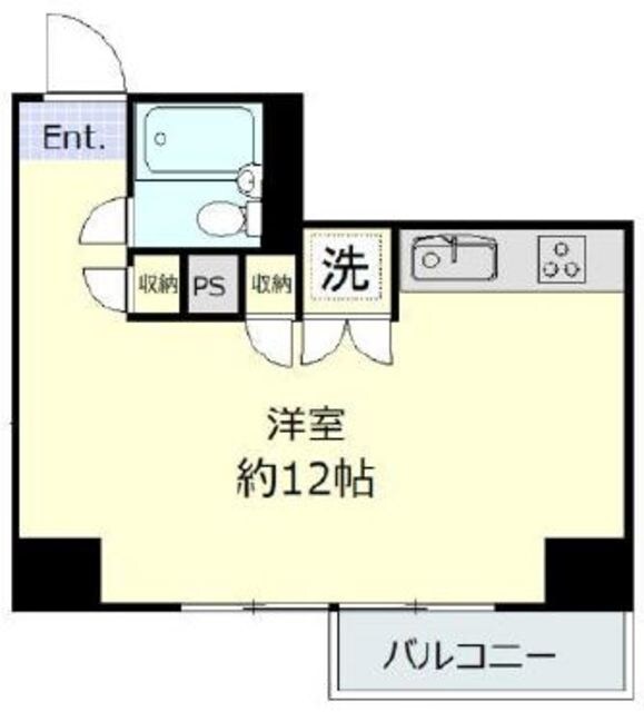 中銀日本橋浜町マンシオンの物件間取画像