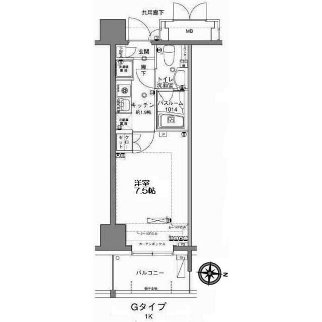 MFPRコート木場公園の物件間取画像