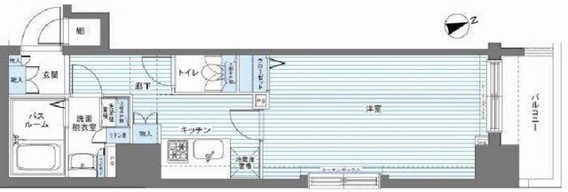 レジディア銀座東の物件間取画像