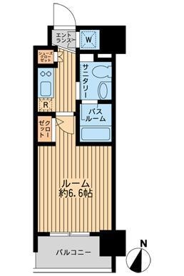 ダフィット門前仲町の物件間取画像