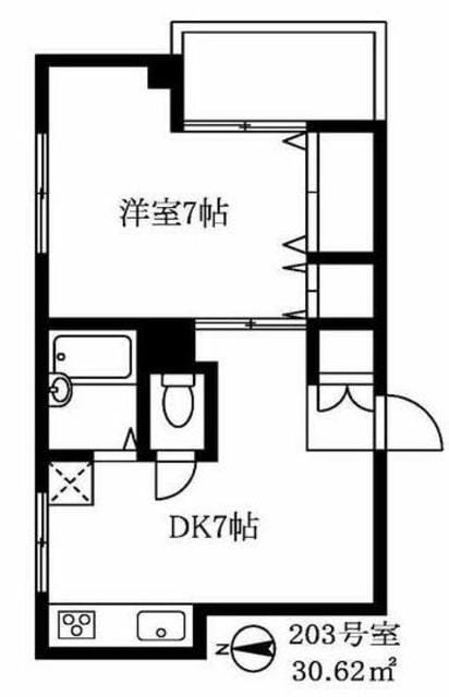 モンタナ北馬込の物件間取画像