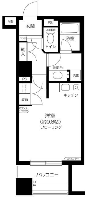 ファミール浅草シティウエストの物件間取画像