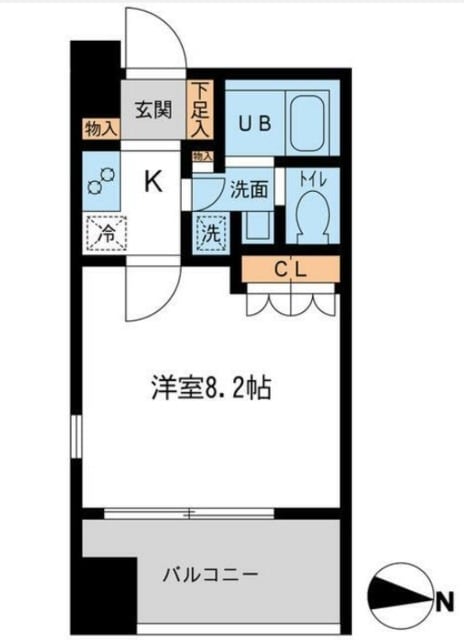 サンフル押上Iの物件間取画像