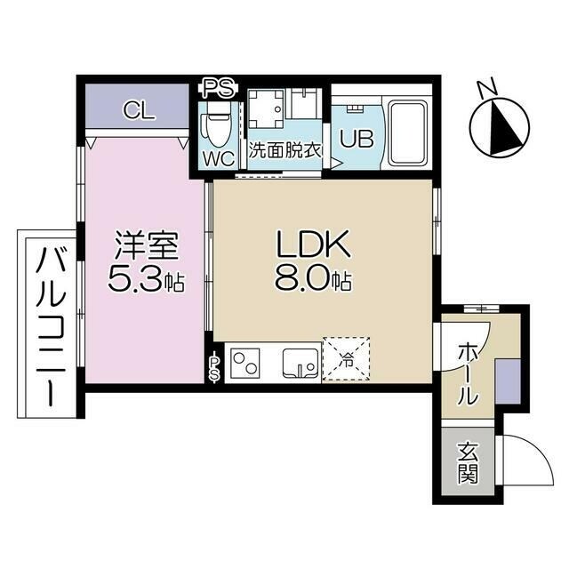 ミュゲ浅草の物件間取画像