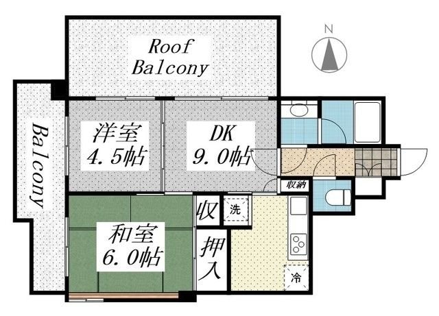 パルクベールの物件間取画像