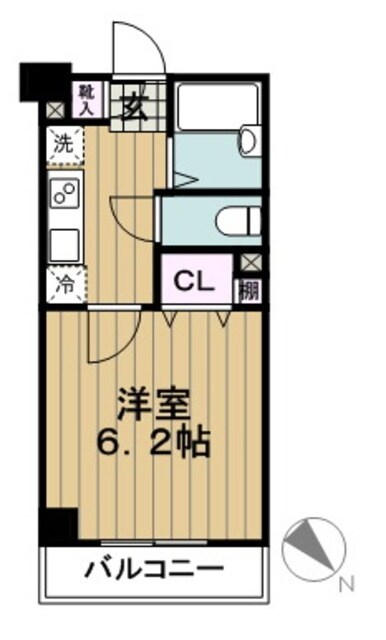 エコロジー都立大学レジデンスの物件間取画像