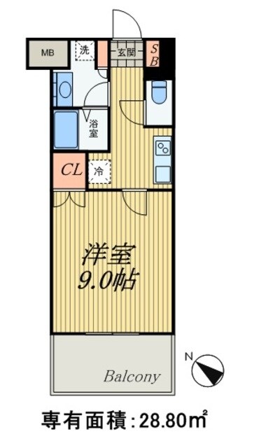 グランパレス東京八重洲アベニューの物件間取画像