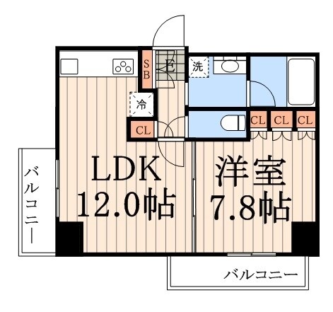 ヴァンヴェール日本橋の物件間取画像