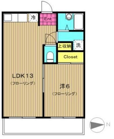 アメニティヤマノテの物件間取画像