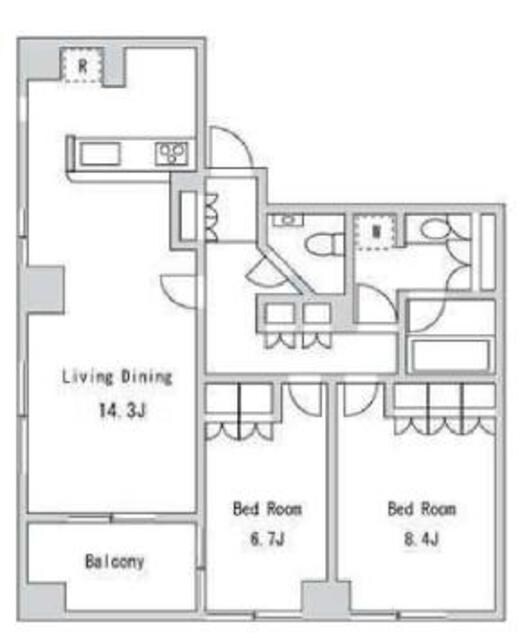 ＬａＳａｎｔｅ一番町の物件間取画像