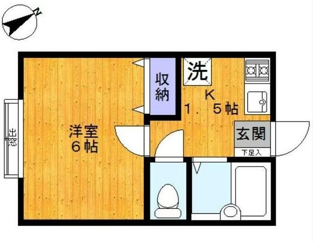 グレイス西小山の物件間取画像