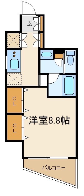 ライジングプレイス秋葉原の物件間取画像