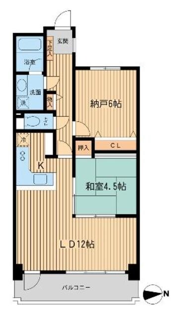 芝公園アパートメントの物件間取画像