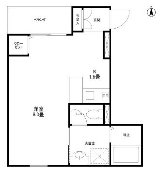 アーク桜新町の物件間取画像