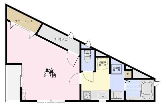 パッセロ２の物件間取画像