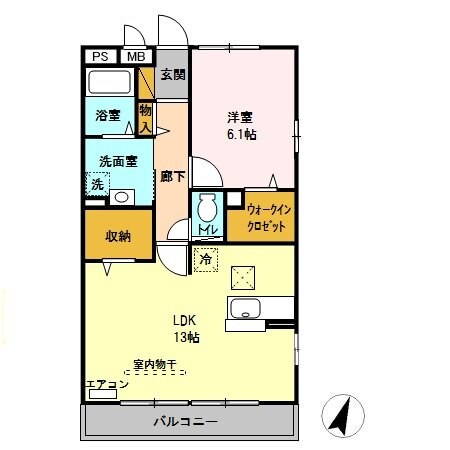 リビングゲートシティ　Iの物件間取画像